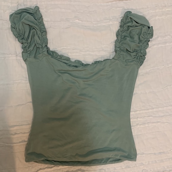 Superdow Sage Green Top - Picture 4 of 4
